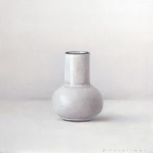 White vase 25 × 25 cm (sold)